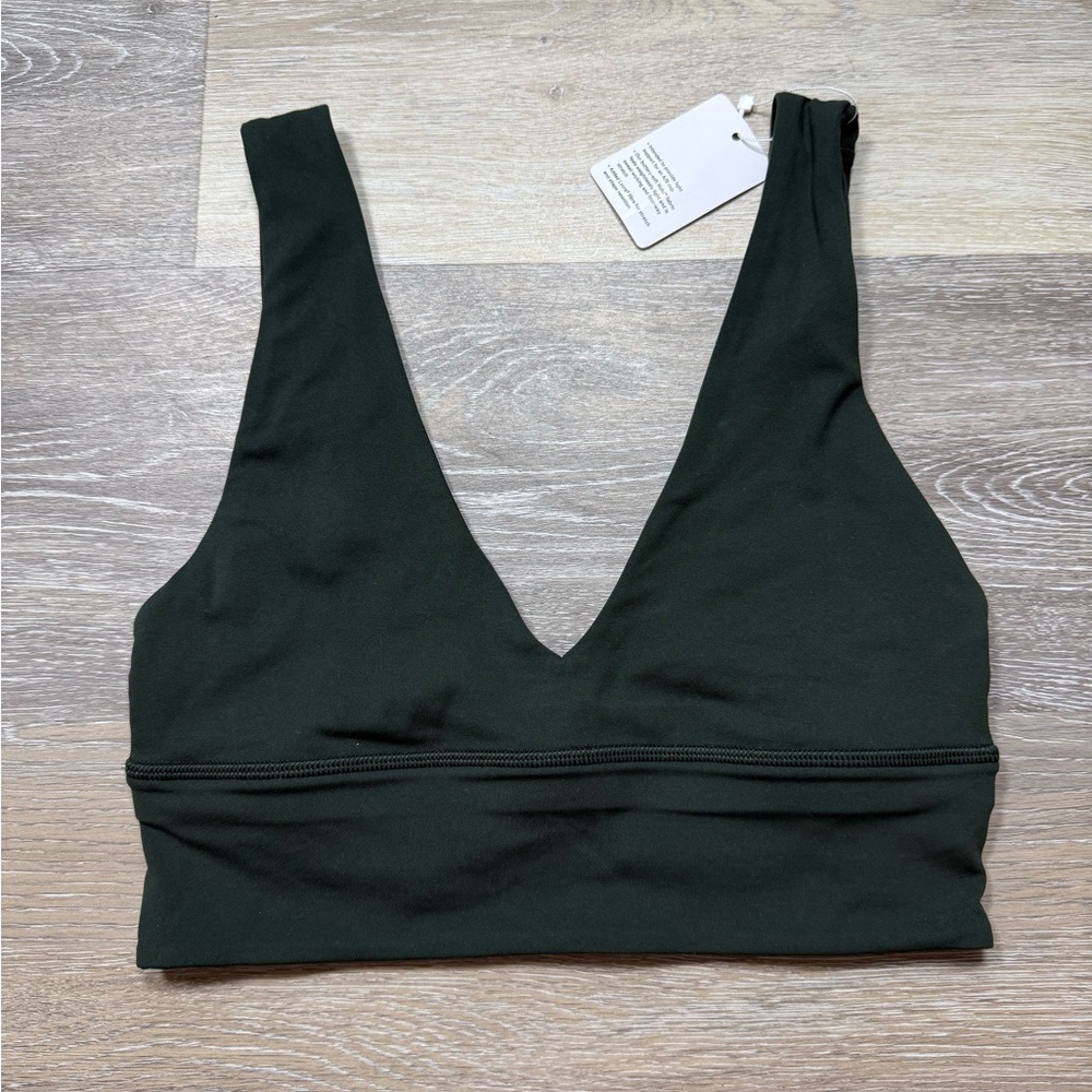 Lululemon Align V-Neck Sports Bra - Rainforest Green